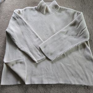 GAP Cream 100% Cotton Turtleneck Sweater XL